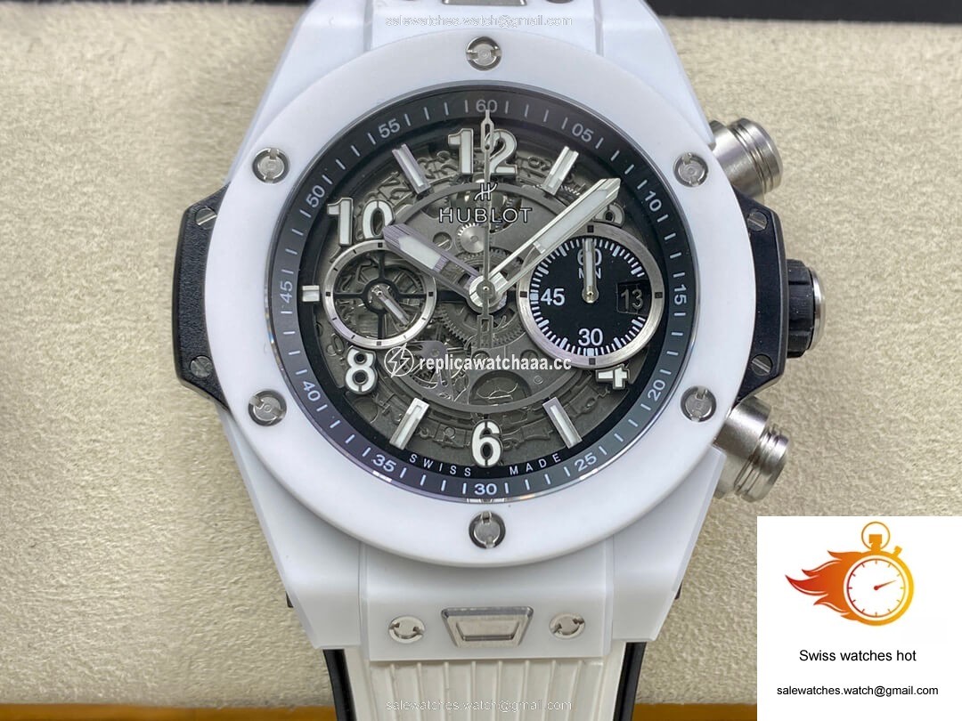 Hublot BIG BANG Unico 421.HX.1170.RX ZF Factory White Ceramic Case 1 Hublot BIG BANG Unico 421.HX.1170.RX ZF Factory White Ceramic Case 1