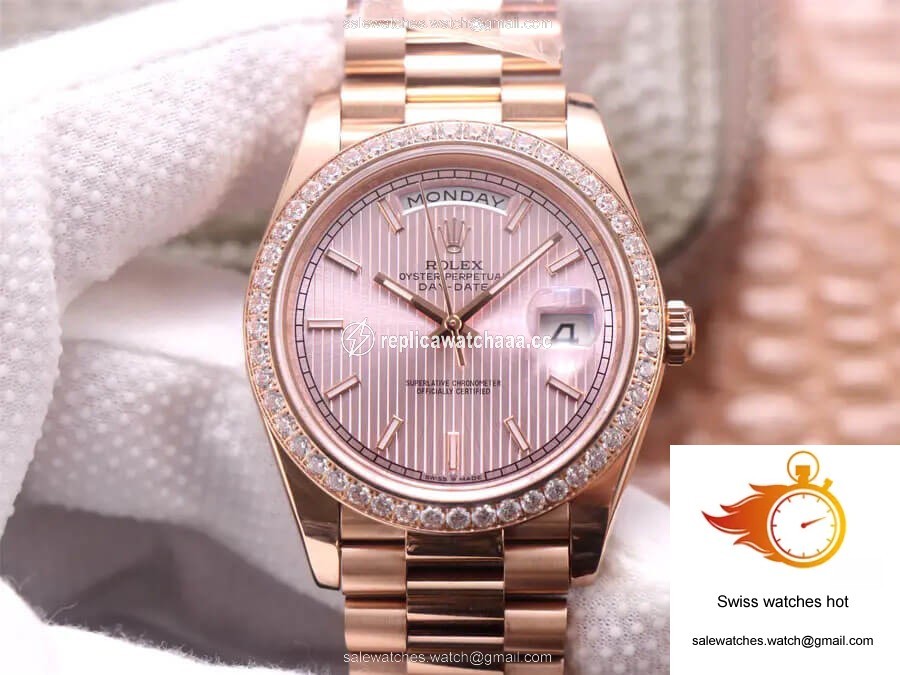 Rolex Day Date M228345RBR-0010 EW Factory Rose Gold 1 Rolex Day Date M228345RBR-0010 EW Factory Rose Gold 1