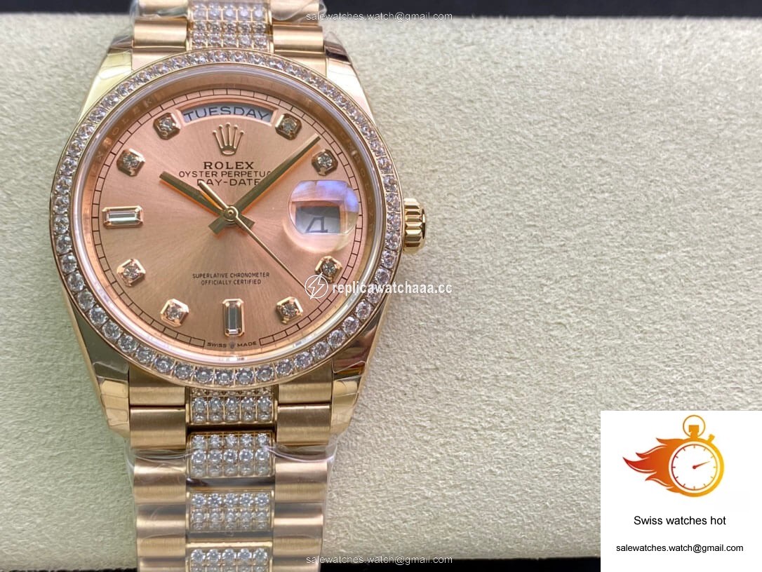 Rolex Day Date M128345RBR-0020 EW Factory Rose Gold 1 Rolex Day Date M128345RBR-0020 EW Factory Rose Gold 1