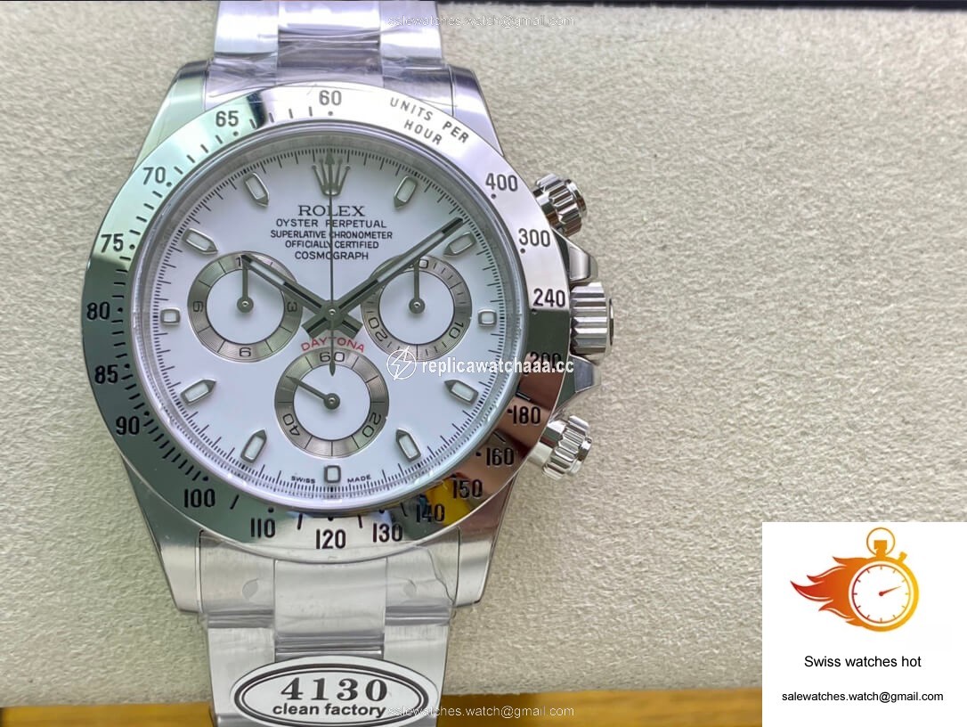 Rolex Cosmograph Daytona 116520LN Clean Factory White Dial 1 Rolex Cosmograph Daytona 116520LN Clean Factory White Dial 1
