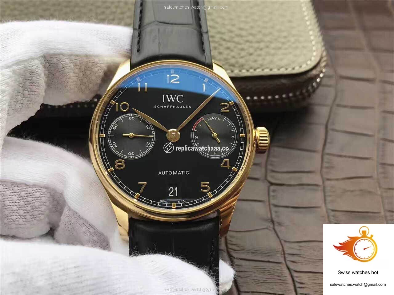 IWC Portugieser IW500101 ZF Factory Black Dial 1 IWC Portugieser IW500101 ZF Factory Black Dial 1