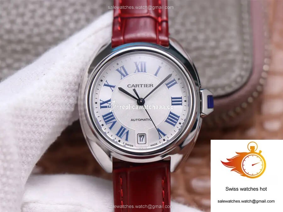 Cle De Cartier WSCL0017 V6 Factory White Dial 1 Cle De Cartier WSCL0017 V6 Factory White Dial 1