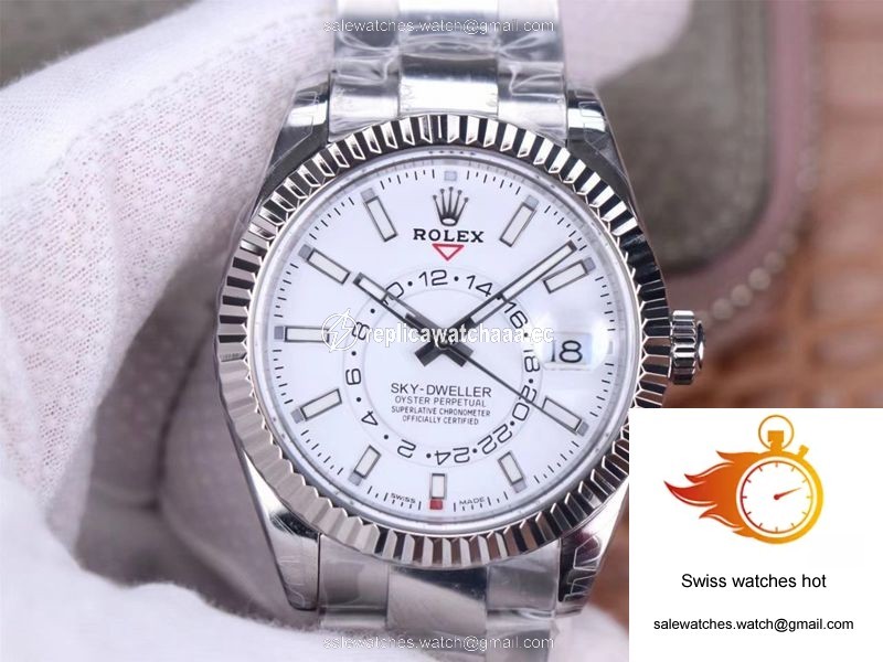 Rolex Sky Dweller M326934-0001 Noob Factory White Dial 1 Rolex Sky Dweller M326934-0001 Noob Factory White Dial 1