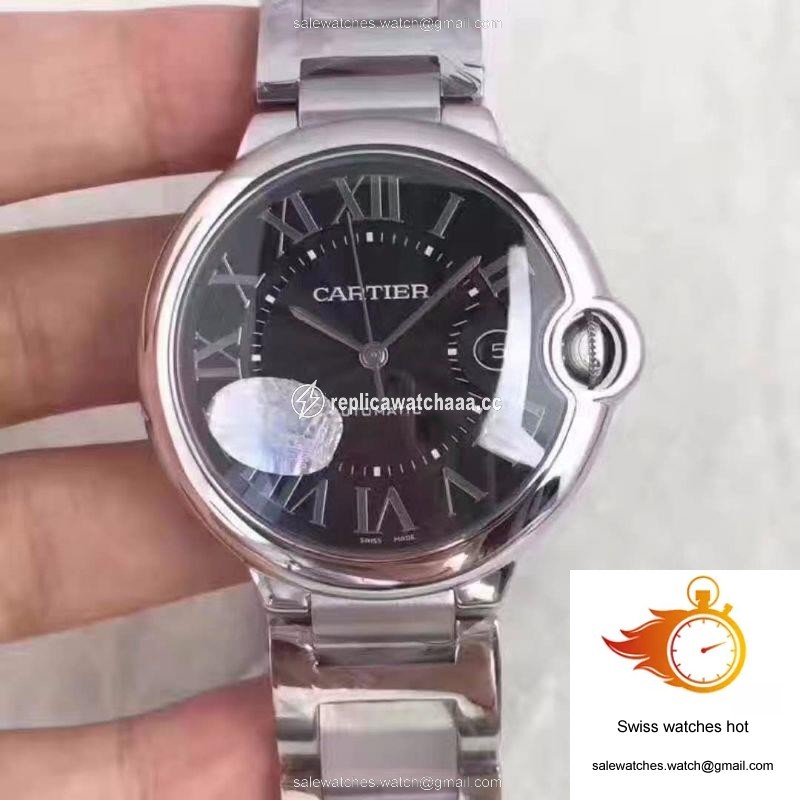 Cartier Ballon Bleu 42MM W6920042 V6 Factory Black Dial 1 Cartier Ballon Bleu 42MM W6920042 V6 Factory Black Dial 1