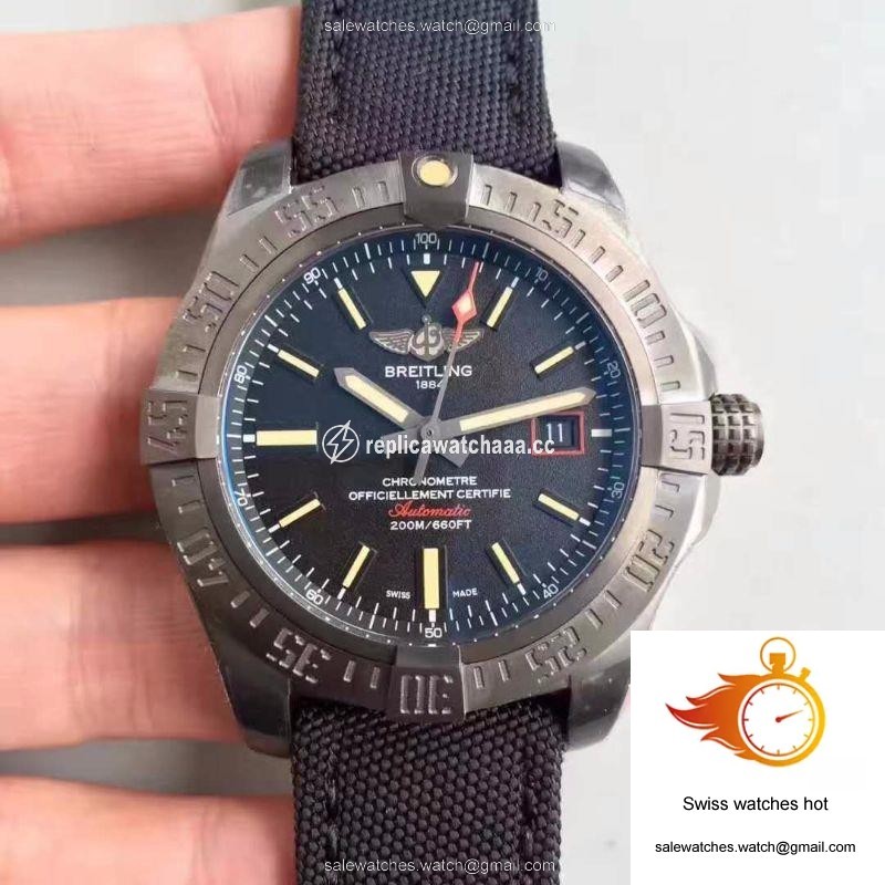 Breitling Avenger Blackbird 44 V1731110/BD74/109W/M20BASA.1 GF Factory Black Dial 1 Breitling Avenger Blackbird 44 V1731110/BD74/109W/M20BASA.1 GF Factory Black Dial 1