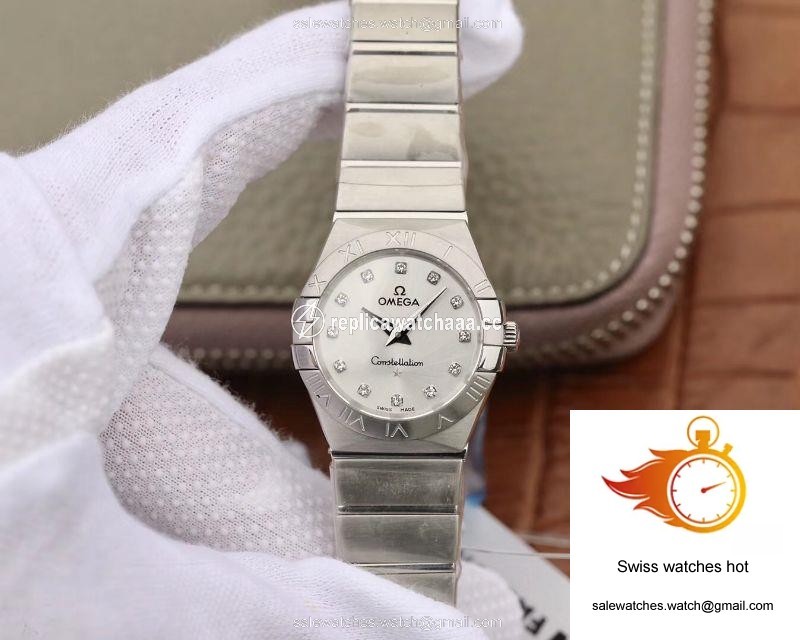 Omega Constellation Ladies 123.10.27.60.55.001 TW Factory Silver Dial 1 Omega Constellation Ladies 123.10.27.60.55.001 TW Factory Silver Dial 1