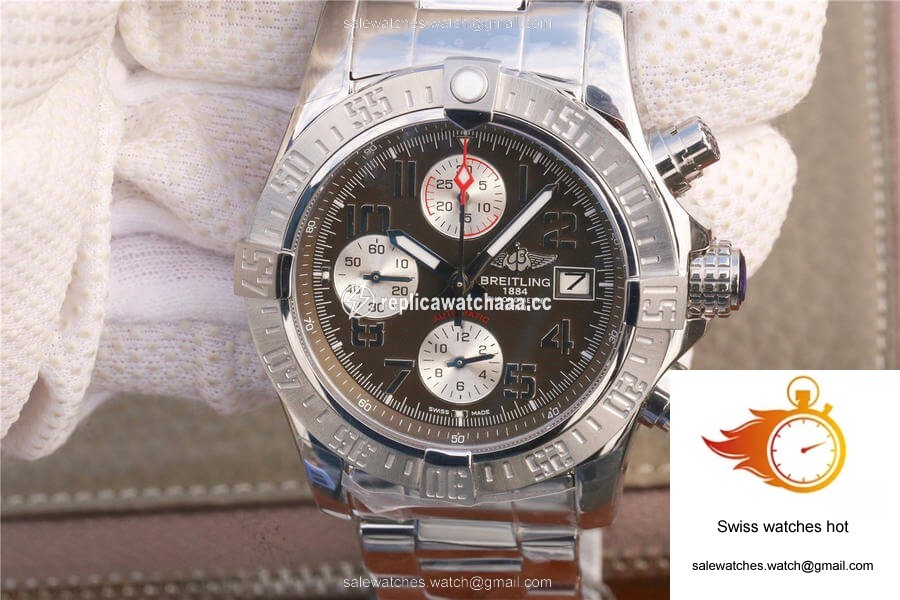 Breitling Avenger II A1338111/F564/170A GF Factory Bituminous Coal Color Dial 1 Breitling Avenger II A1338111/F564/170A GF Factory Bituminous Coal Color Dial 1