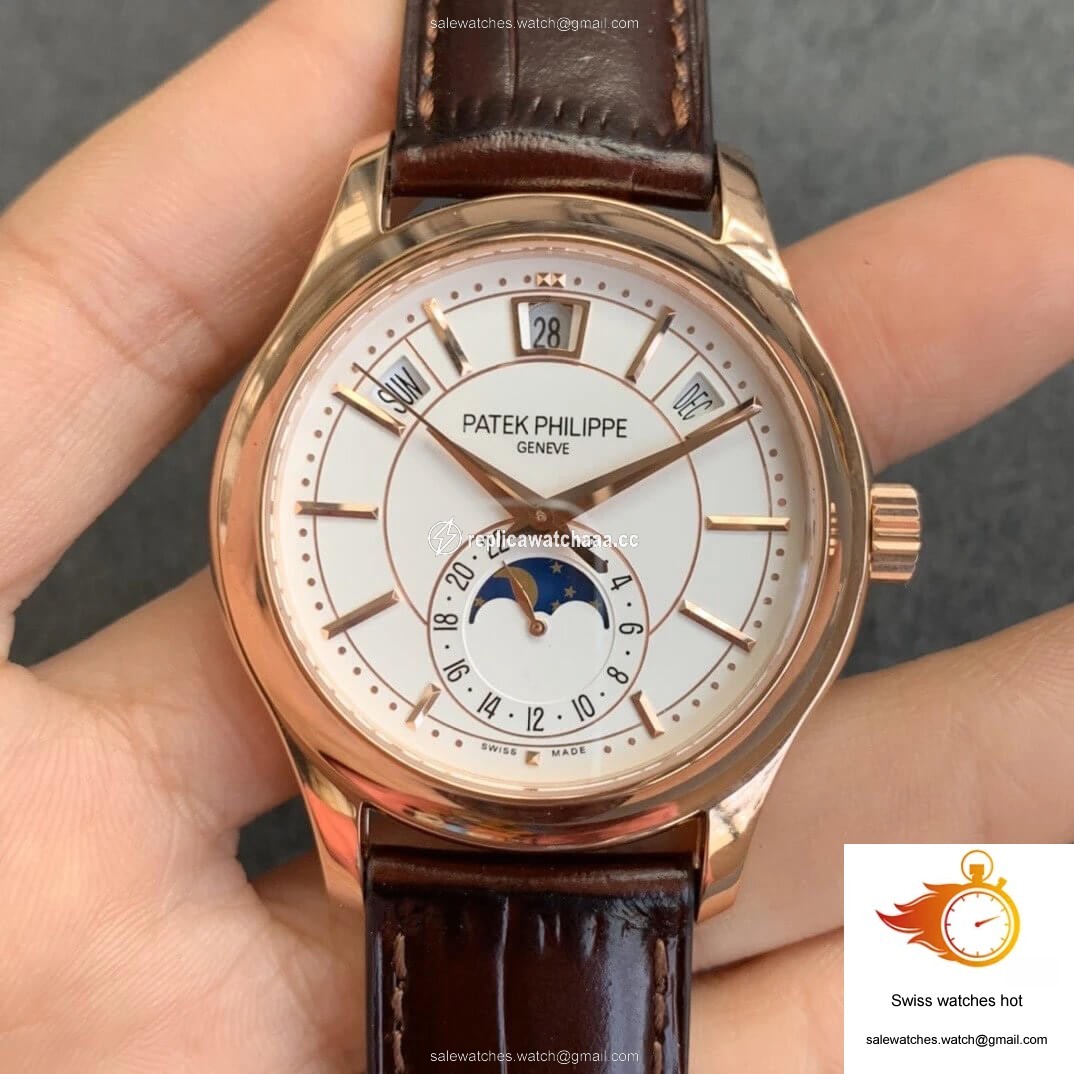 Patek Philippe Complications 5205R-001 GR Factory Rose Gold Milky White Dial 1 Patek Philippe Complications 5205R-001 GR Factory Rose Gold Milky White Dial 1