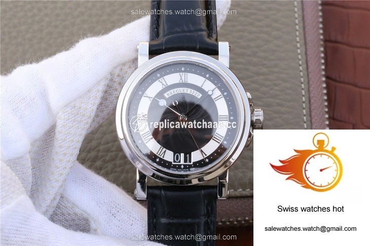 Breguet Marine 5817 Black Dial Cowhide Strap 1 Breguet Marine 5817 Black Dial Cowhide Strap 1