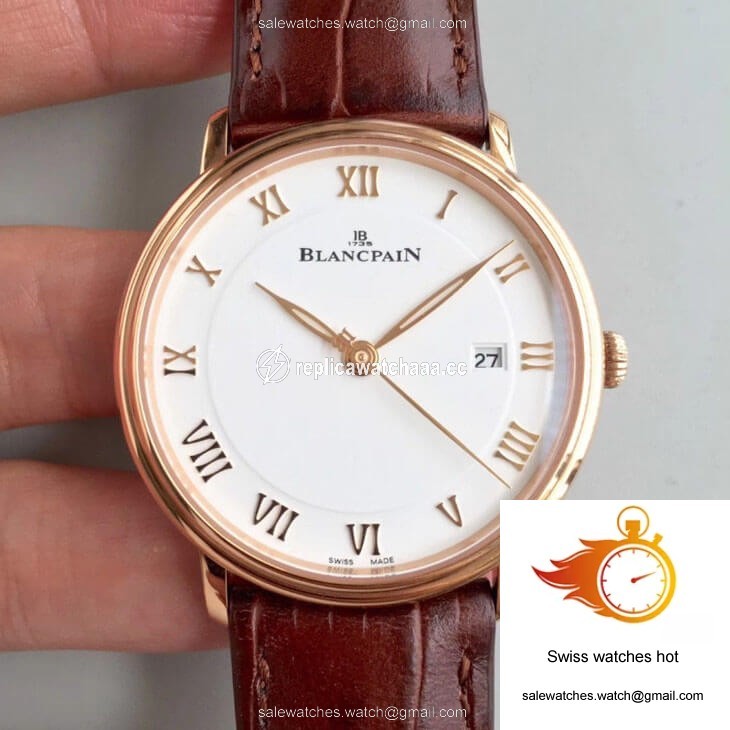 Blancpain Villeret 6651-3642-55B ZF Factory Rose Gold White Dial 1 Blancpain Villeret 6651-3642-55B ZF Factory Rose Gold White Dial 1