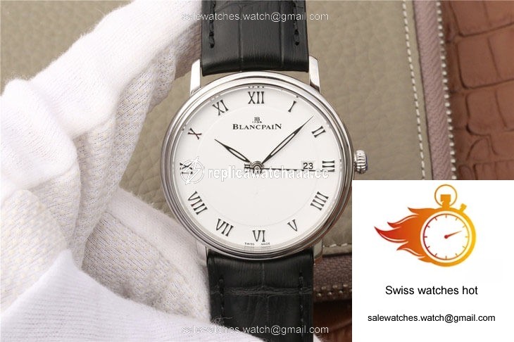 Blancpain Villeret 6651-1127-55B ZF Factory White Dial 1 Blancpain Villeret 6651-1127-55B ZF Factory White Dial 1