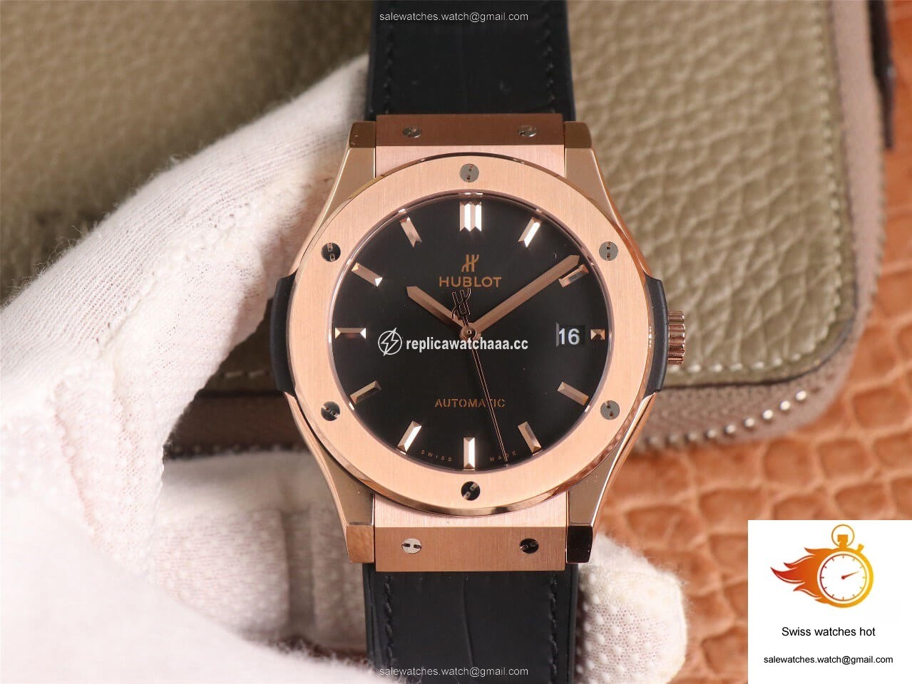 Hublot Classic Fusion 511.OX.1181.LR WWF Factory Rose Gold Black Dial 1 Hublot Classic Fusion 511.OX.1181.LR WWF Factory Rose Gold Black Dial 1