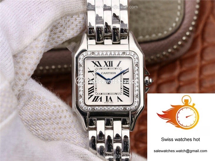 Cartier Panthere De Medium Ladies W4PN0008 GF Factory Silver Dial 1 Cartier Panthere De Medium Ladies W4PN0008 GF Factory Silver Dial 1