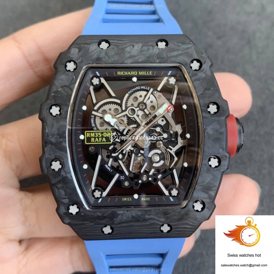 Richard Mille RM35-02 KV Factory V3 Carbon Fiber Shell Hollow Dial 1 Richard Mille RM35-02 KV Factory V3 Carbon Fiber Shell Hollow Dial 1