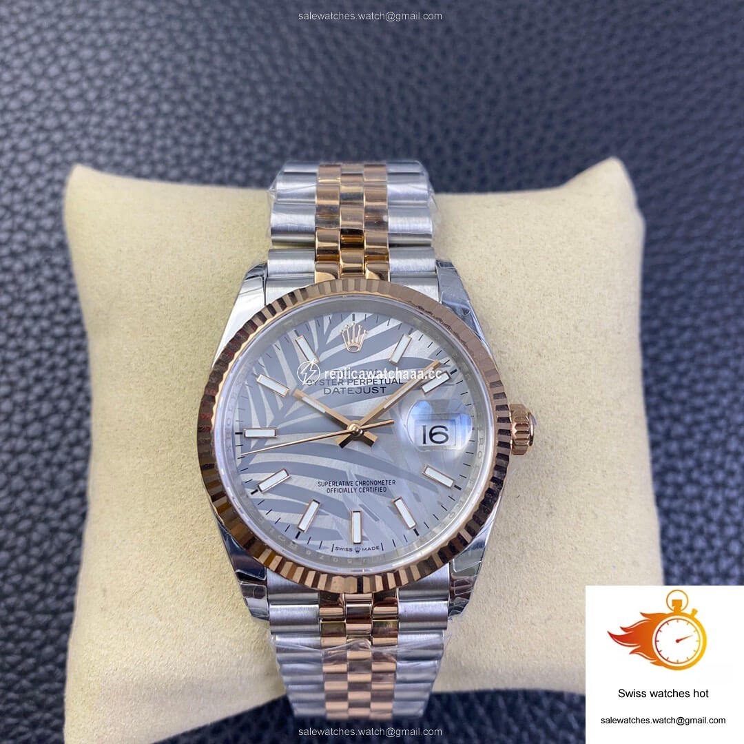 Rolex Datejust M126231-0031 EW Factory Silver Palm Leaf Pattern Dial 1 Rolex Datejust M126231-0031 EW Factory Silver Palm Leaf Pattern Dial 1