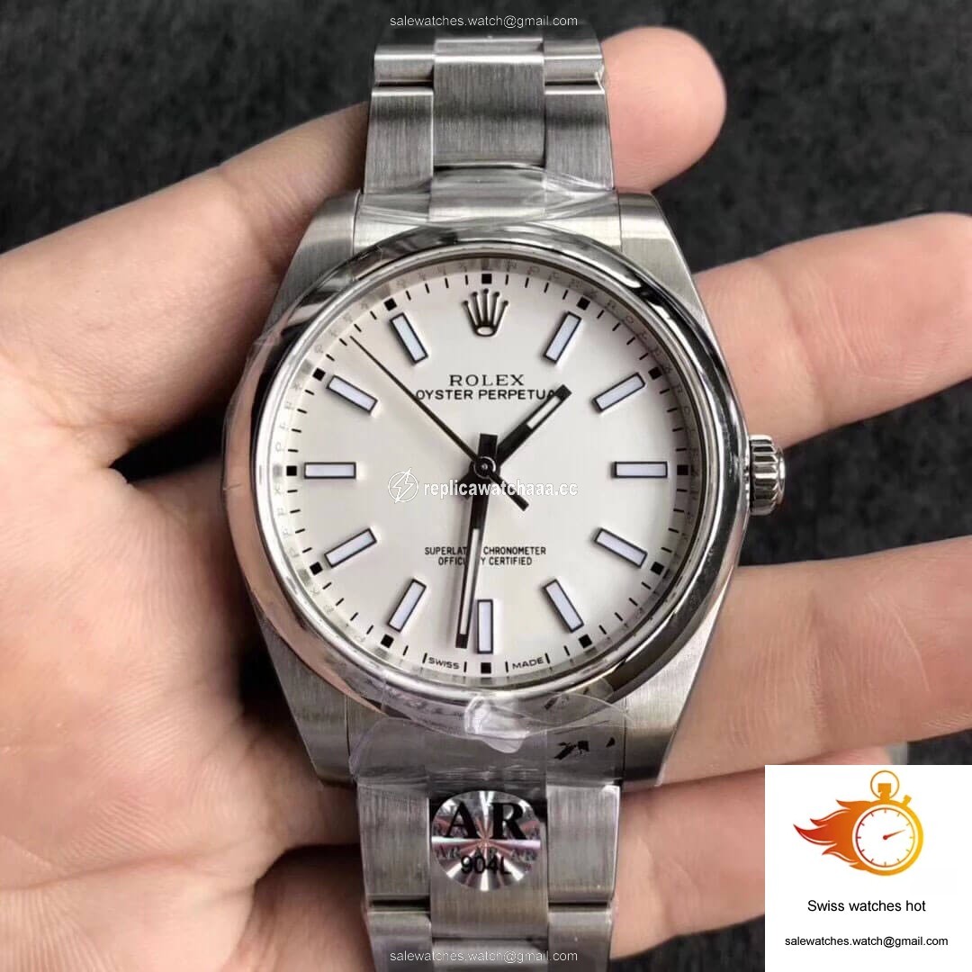 Rolex Oyster Perpetual 114300 39MM AR Factory White Dial 1 Rolex Oyster Perpetual 114300 39MM AR Factory White Dial 1