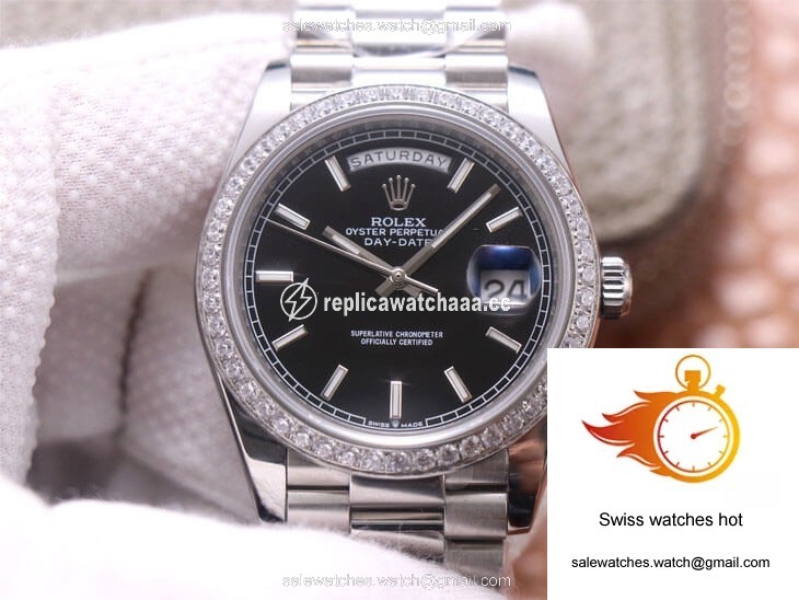 Rolex Day-Date M228349RBR-0002 EW Factory Black Dial 1 Rolex Day-Date M228349RBR-0002 EW Factory Black Dial 1