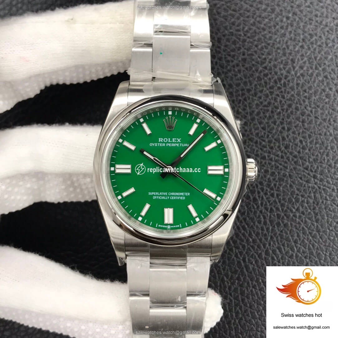 Rolex Oyster Perpetual M126000-0005 36MM EW Factory Green Dial 1 Rolex Oyster Perpetual M126000-0005 36MM EW Factory Green Dial 1