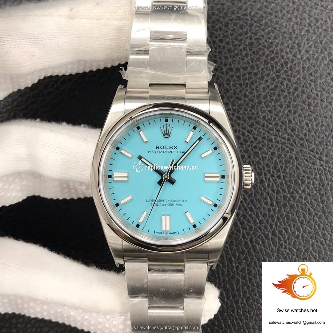 Rolex Oyster Perpetual M126000-0006 36MM EW Factory Turquoise Blue Dial 1 Rolex Oyster Perpetual M126000-0006 36MM EW Factory Turquoise Blue Dial 1