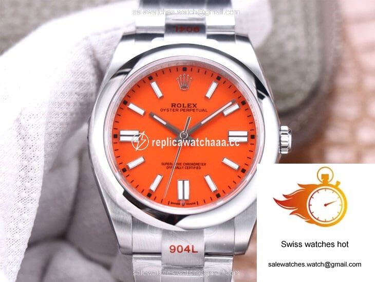 Rolex Oyster Perpetual M124300-0007 41MM EW Factory Coral Red Dial 1 Rolex Oyster Perpetual M124300-0007 41MM EW Factory Coral Red Dial 1