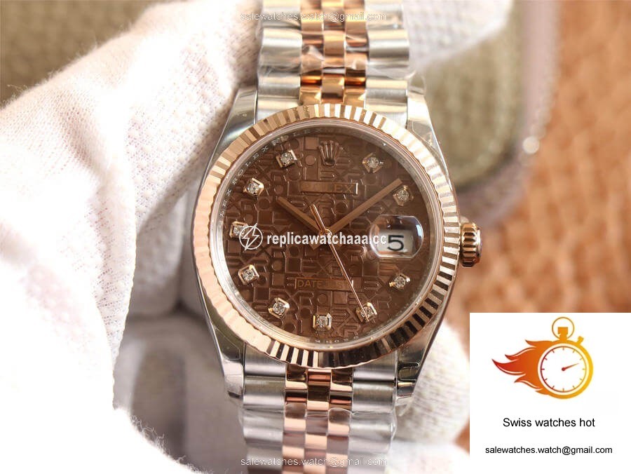 Rolex Datejust M126231-0025 EW Factory Diamond Chocolate Color Dial 1 Rolex Datejust M126231-0025 EW Factory Diamond Chocolate Color Dial 1