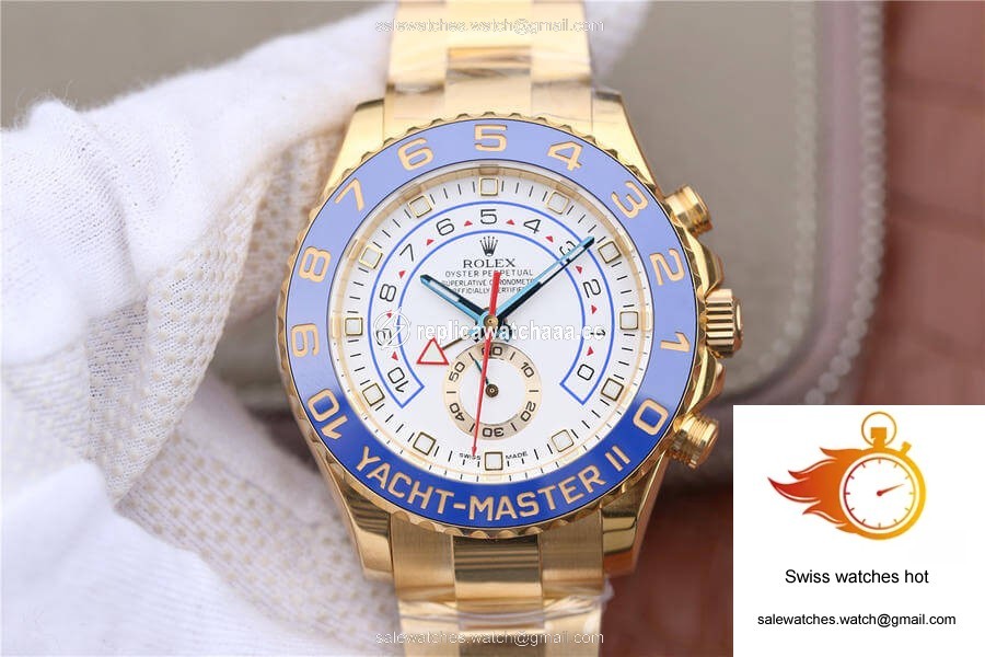 Rolex Yacht-Master II M116688-0002 JF Factory White Dial 1 Rolex Yacht-Master II M116688-0002 JF Factory White Dial 1