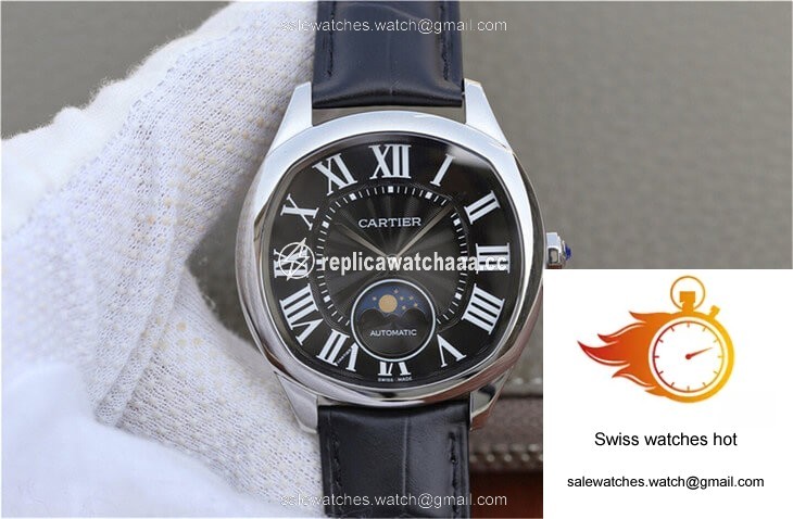 Drive De Cartier Moonphase WGNM0009 Black Dial 1 Drive De Cartier Moonphase WGNM0009 Black Dial 1