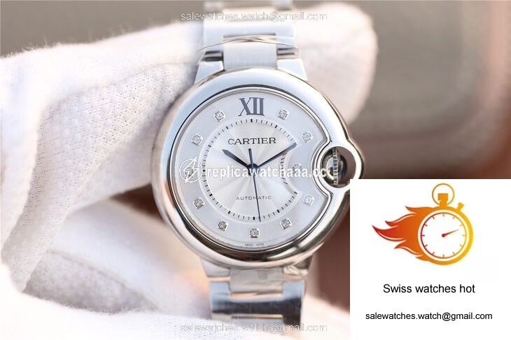 Ballon Bleu De Cartier WE902074 V6 Factory Diamond Silverr Dial 1 Ballon Bleu De Cartier WE902074 V6 Factory Diamond Silverr Dial 1
