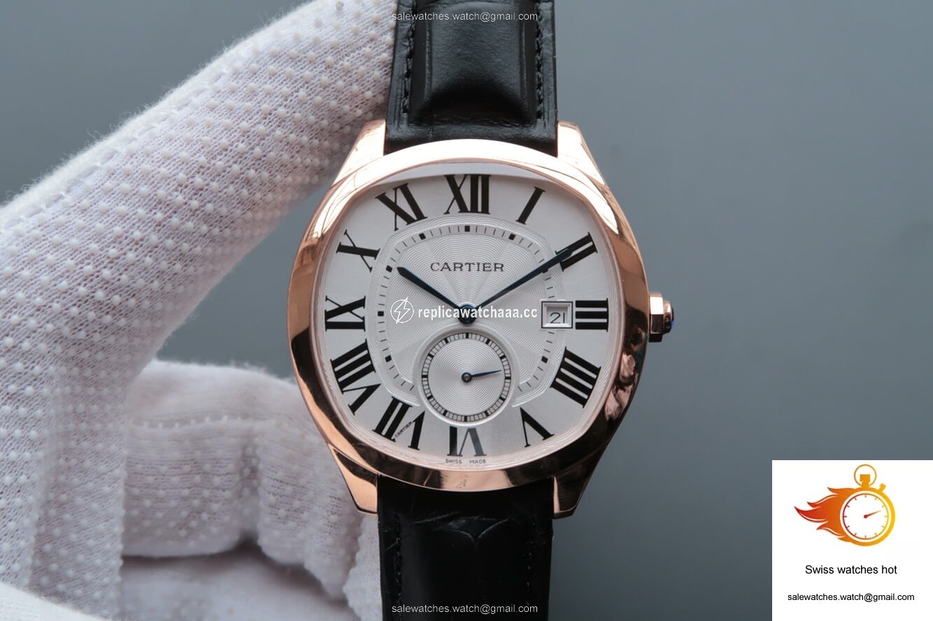 Drive De Cartier WGNM0003 V6 Factory Silver Dial 1 Drive De Cartier WGNM0003 V6 Factory Silver Dial 1