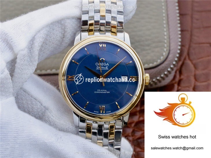 Omega De Ville 424.20.37.20.03.001 TW Factory Blue Dial 1 Omega De Ville 424.20.37.20.03.001 TW Factory Blue Dial 1