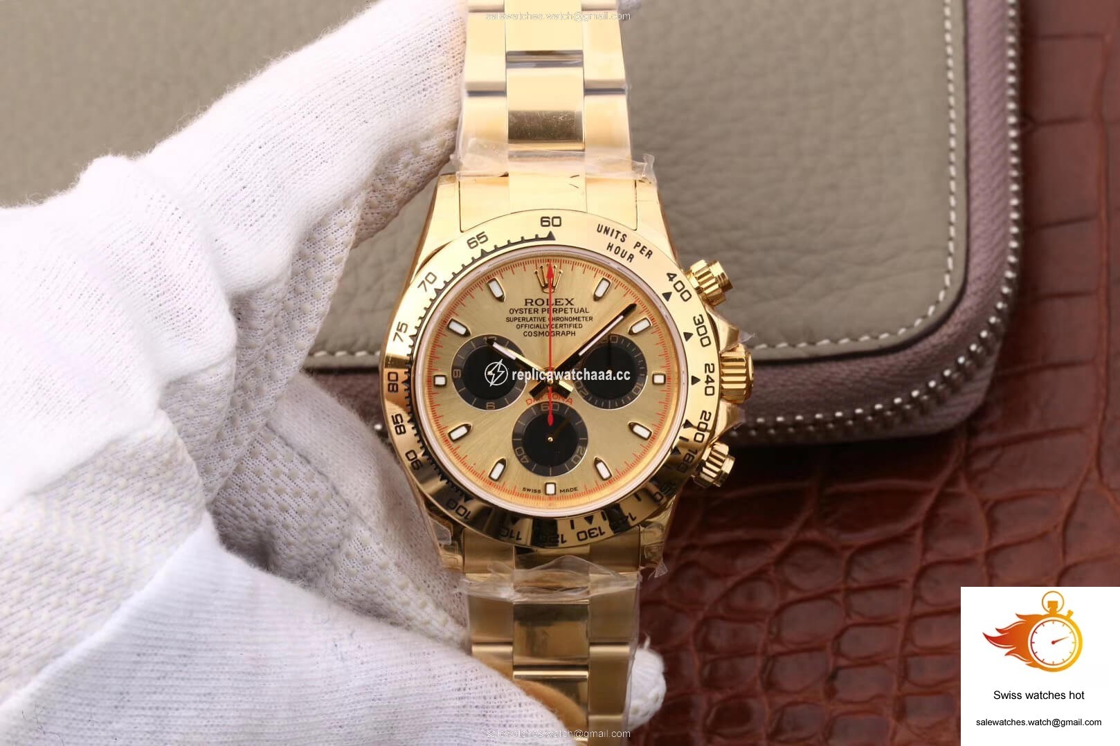 Rolex Daytona Cosmograph 116508 JH Factory Yellow Gold Dial 1 Rolex Daytona Cosmograph 116508 JH Factory Yellow Gold Dial 1