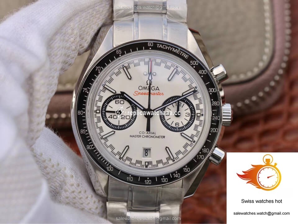 Omega Speedmaster Racing Chronograph 329.30.44.51.04.001 OM Factory White Dial 1 Omega Speedmaster Racing Chronograph 329.30.44.51.04.001 OM Factory White Dial 1