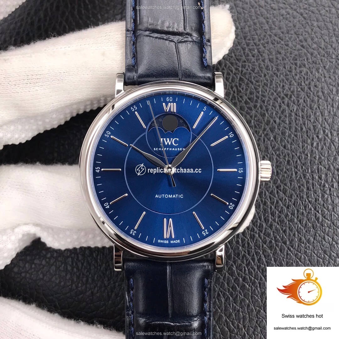 IWC Portofino Moon Phase IW459402 MKS Factory Blue Dial 1 IWC Portofino Moon Phase IW459402 MKS Factory Blue Dial 1