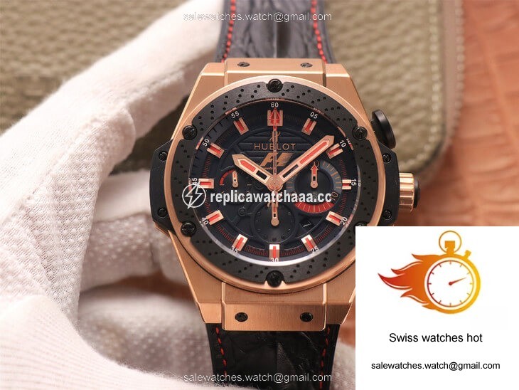 Hublot King Power Ferrari F1 V6 Factory Black Dial Rose Gold 1 Hublot King Power Ferrari F1 V6 Factory Black Dial Rose Gold 1