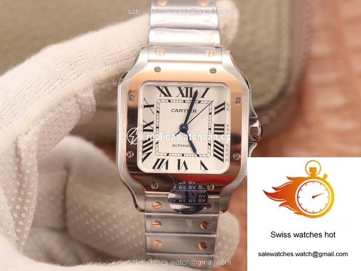 Cartier De Santos W2SA0007 BV Factory White Dial 1 Cartier De Santos W2SA0007 BV Factory White Dial 1
