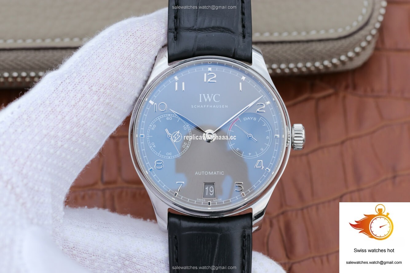 IWC Portuguese IW500705 ZF Factory V5 Light Gray Dial 1 IWC Portuguese IW500705 ZF Factory V5 Light Gray Dial 1