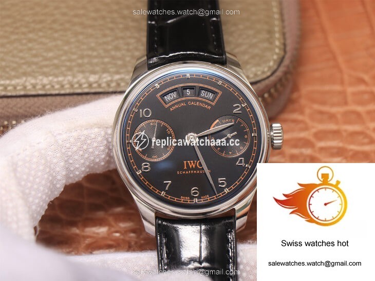 IWC Portugieser Pisa Version YL Factory Black Dial 1 IWC Portugieser Pisa Version YL Factory Black Dial 1