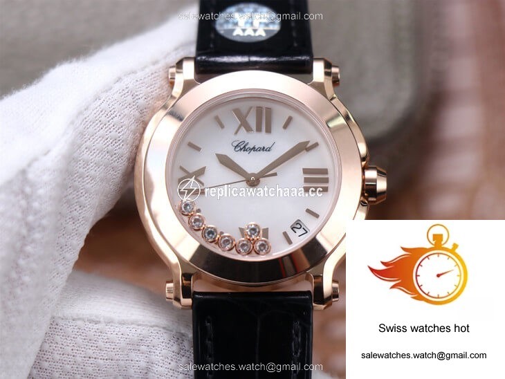 Chopard Happy Sport 278492 YF Factory White Dial Rose Gold 1 Chopard Happy Sport 278492 YF Factory White Dial Rose Gold 1