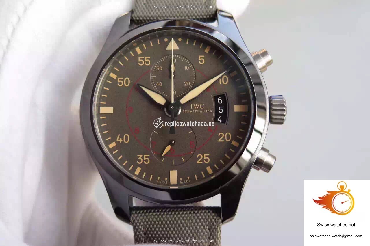 IWC Pilot IW388002 V6 Factory Charcoal Gray Dial 1 IWC Pilot IW388002 V6 Factory Charcoal Gray Dial 1