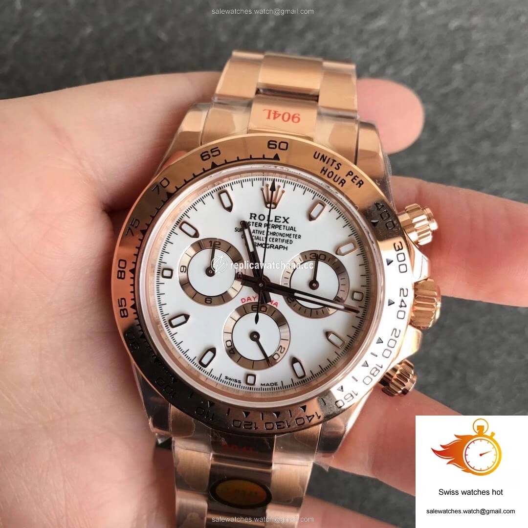 Rolex Daytona m116505-0010 Noob Factory White Dial 1 Rolex Daytona m116505-0010 Noob Factory White Dial 1