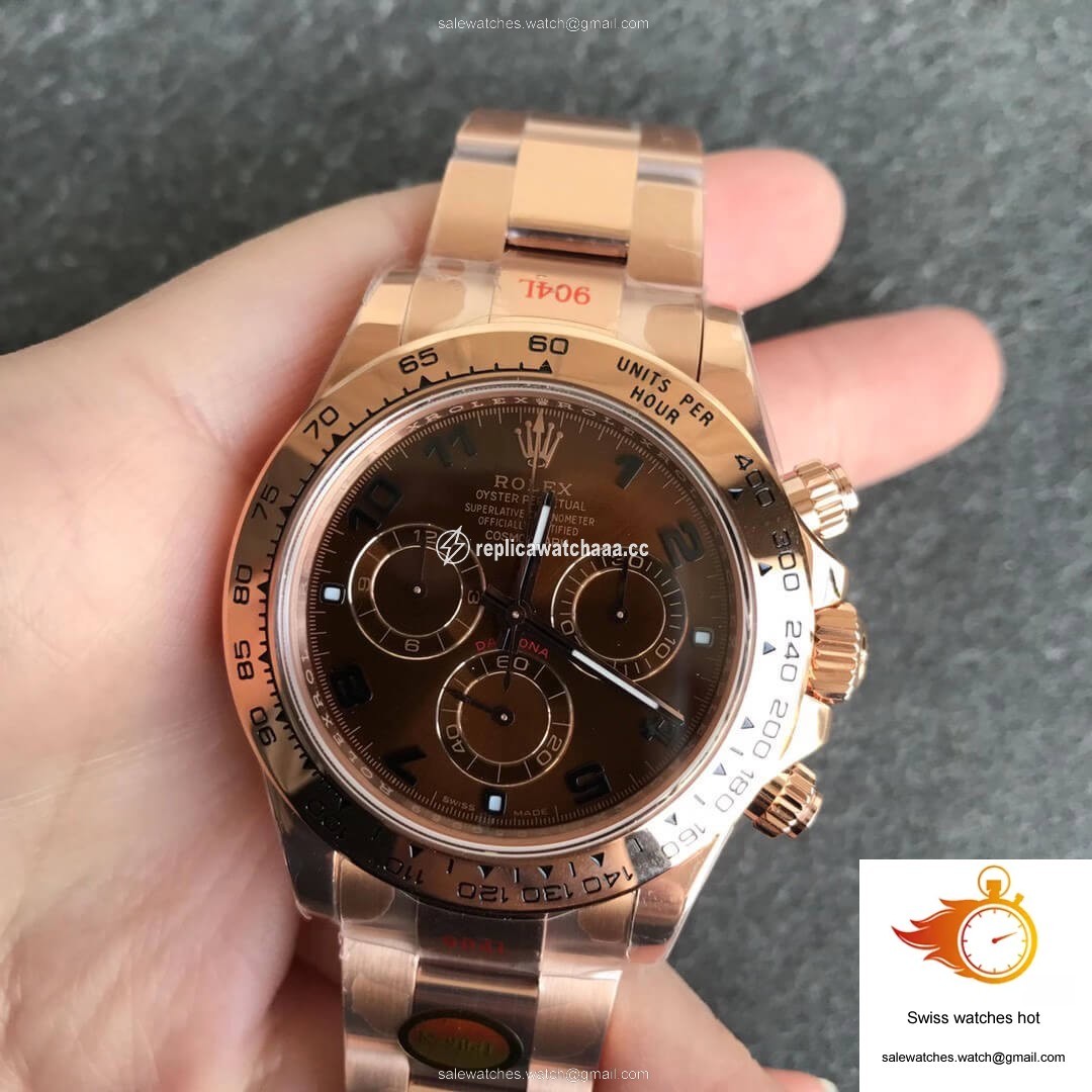 Rolex Daytona m116505-0011 Noob Factory Brown Dial 1 Rolex Daytona m116505-0011 Noob Factory Brown Dial 1