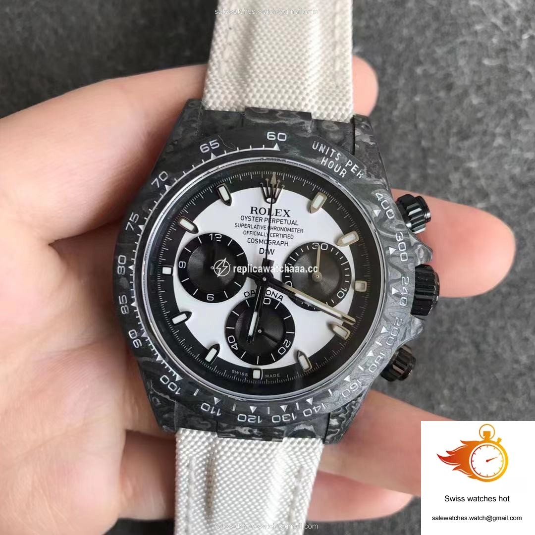 Rolex Daytona Cosmograph Carbon Fiber Diw Customized Version Noob Factory White Dial 1 Rolex Daytona Cosmograph Carbon Fiber Diw Customized Version Noob Factory White Dial 1