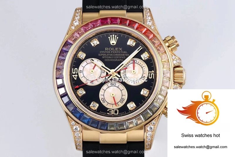 Rolex Daytona 116598RBOW BL Factory Yellow Gold 1 Rolex Daytona 116598RBOW BL Factory Yellow Gold 1