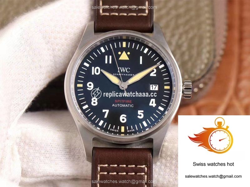 IWC Pilot Spitfire IW326803 MKS Factory Black Dial 1 IWC Pilot Spitfire IW326803 MKS Factory Black Dial 1