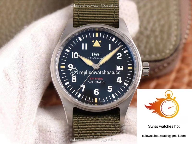 IWC Pilot Spitfire IW326801 MKS Factory Black Dial 1 IWC Pilot Spitfire IW326801 MKS Factory Black Dial 1
