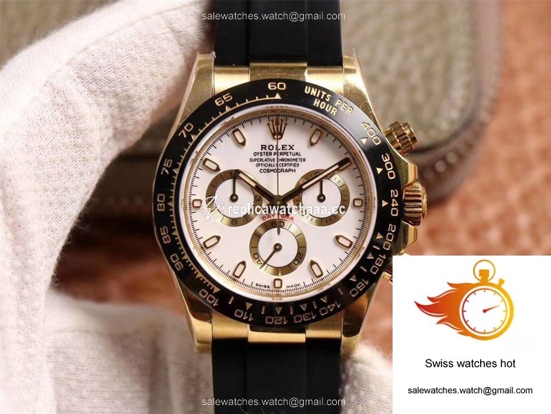 Rolex Daytona M116518LN-0041 Noob Factory White Dial 4130 Movement 1 Rolex Daytona M116518LN-0041 Noob Factory White Dial 4130 Movement 1