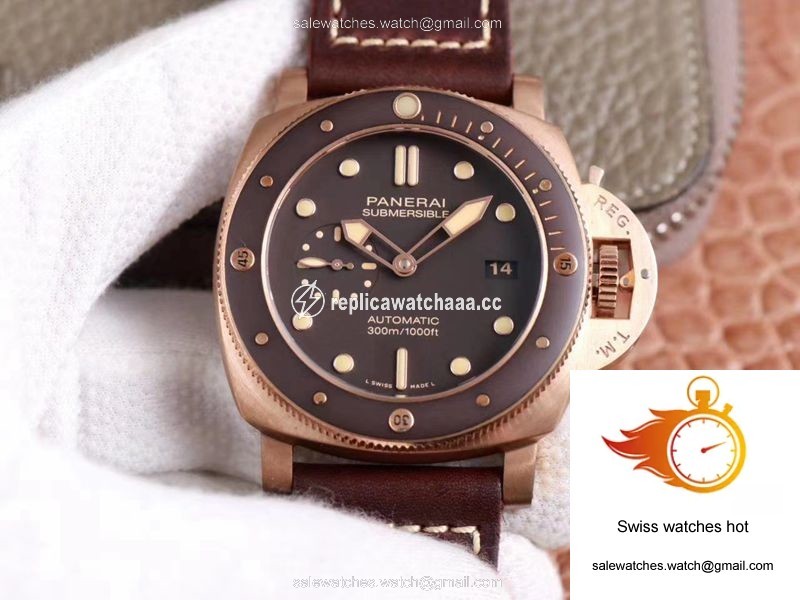 Panerai Submersible PAM00968 King of Bronze VS Factory Brown Dial 1 Panerai Submersible PAM00968 King of Bronze VS Factory Brown Dial 1