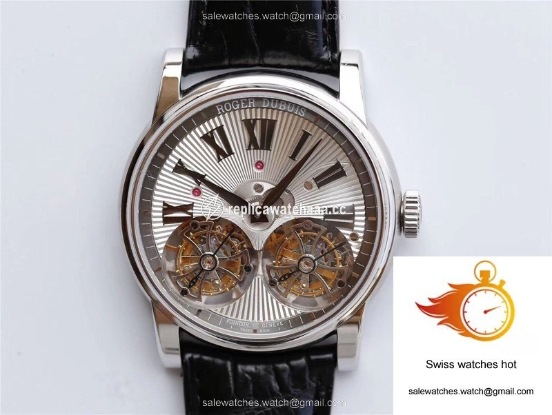 Roger Dubuis Hommage RDDBHO0562 Double Flying tourbillon JB Factory White Gold Case 1 Roger Dubuis Hommage RDDBHO0562 Double Flying tourbillon JB Factory White Gold Case 1