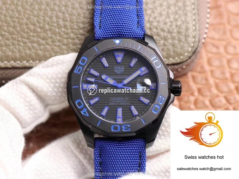 Tag Heuer Aquaracer WAY208C.RHZ4752 V6 Factory Black Dial 1 Tag Heuer Aquaracer WAY208C.RHZ4752 V6 Factory Black Dial 1