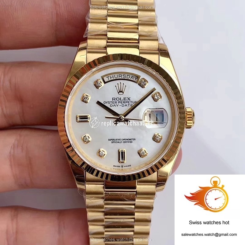 Rolex Day-Date M128238 EW Factory White Dial Diamond Time Scale 1 Rolex Day-Date M128238 EW Factory White Dial Diamond Time Scale 1